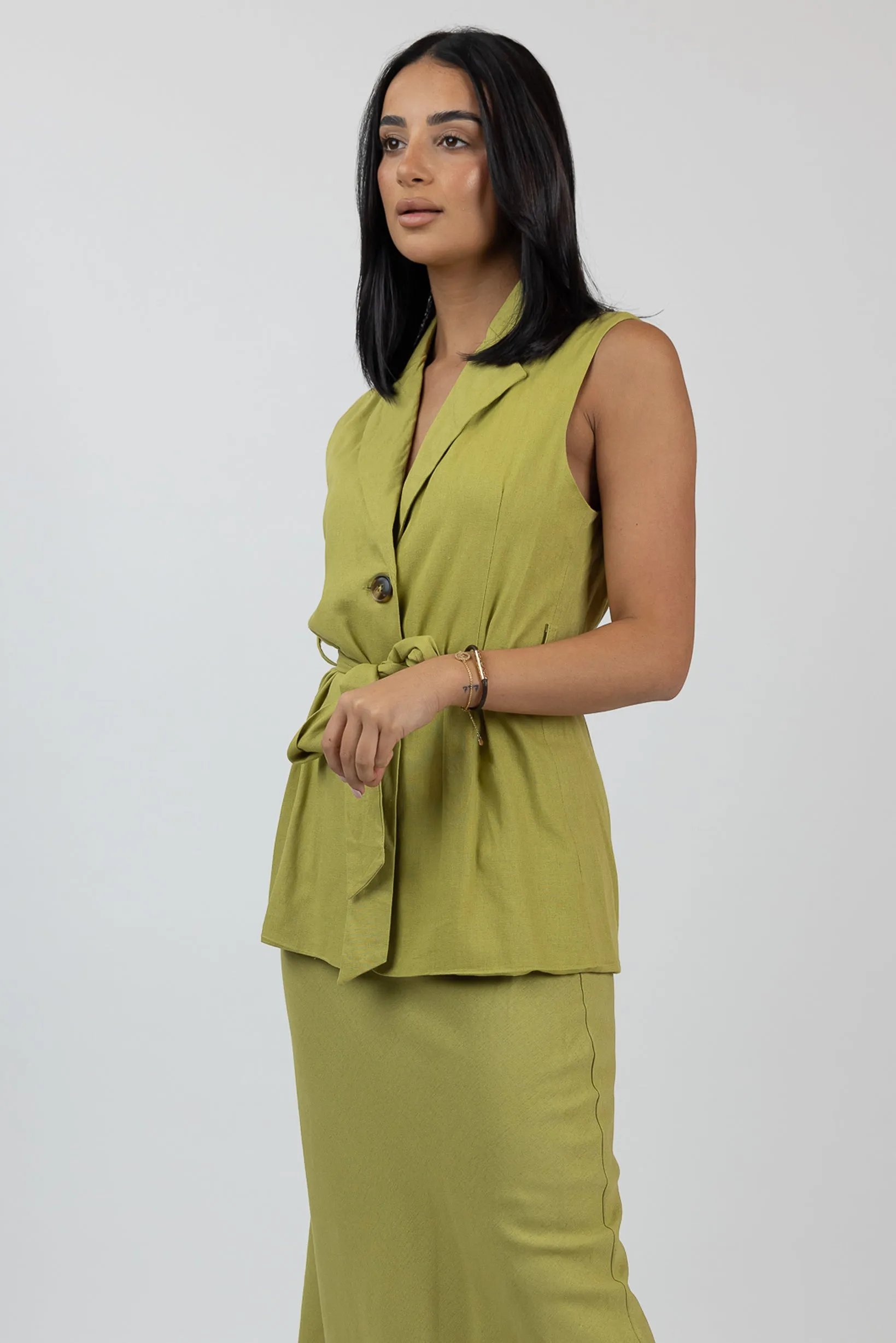 Charlotte Linen Vest