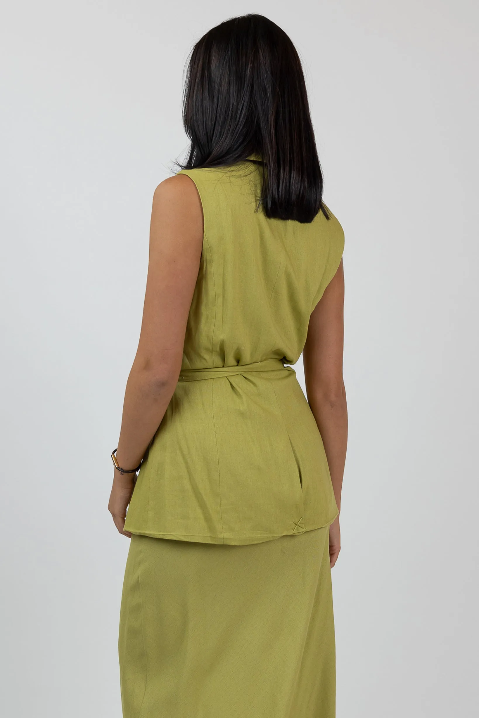 Charlotte Linen Vest