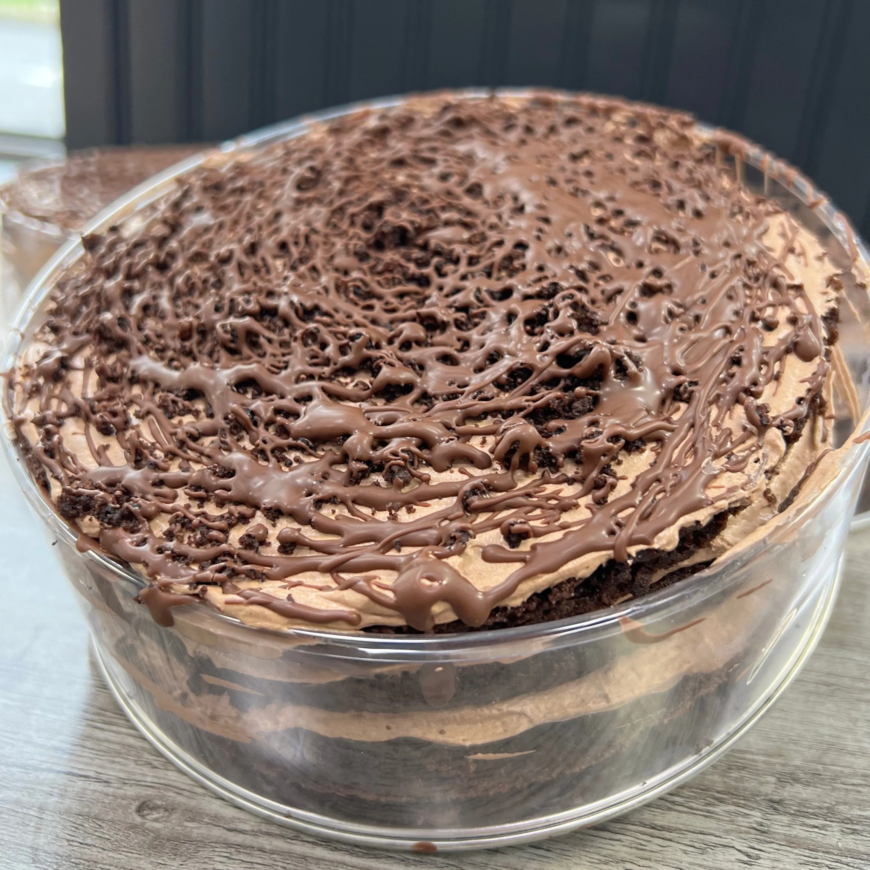 Chocolate Mousse Layer Cake