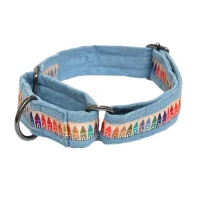 Cool School Martingale Denim Collar