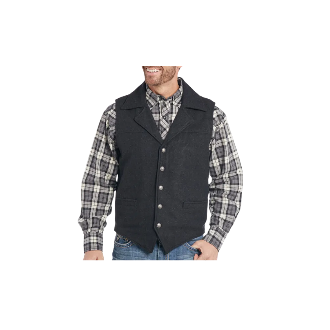 Cripple Creek Men's Heather Black Vest