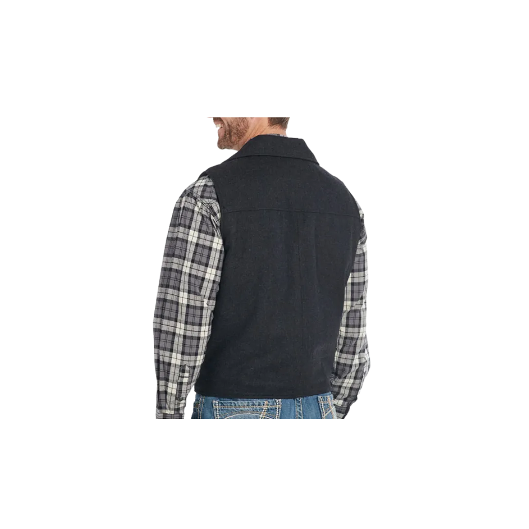 Cripple Creek Men's Heather Black Vest