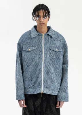 CYBER BLUE LENNY DENIM JACKET