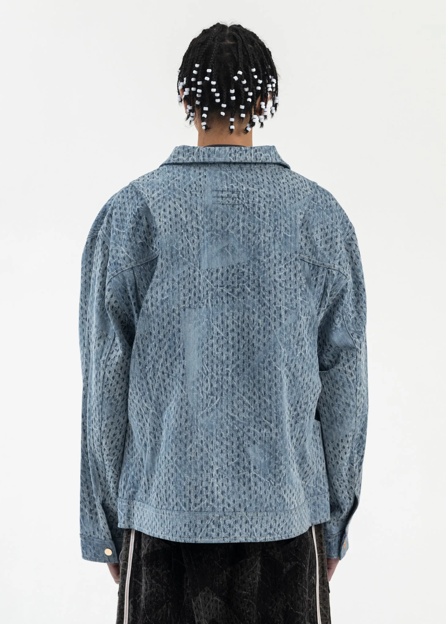CYBER BLUE LENNY DENIM JACKET