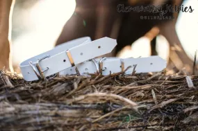 Dog Collar PVC 32mm x 70cm - White