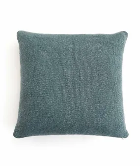 Elegant Cotton Knitted Decorative Champion Blue Color 22 x 22 Inches Cushion Cover