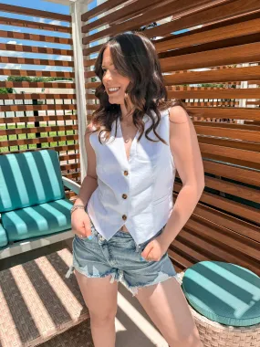 Every Now And Then Top White
