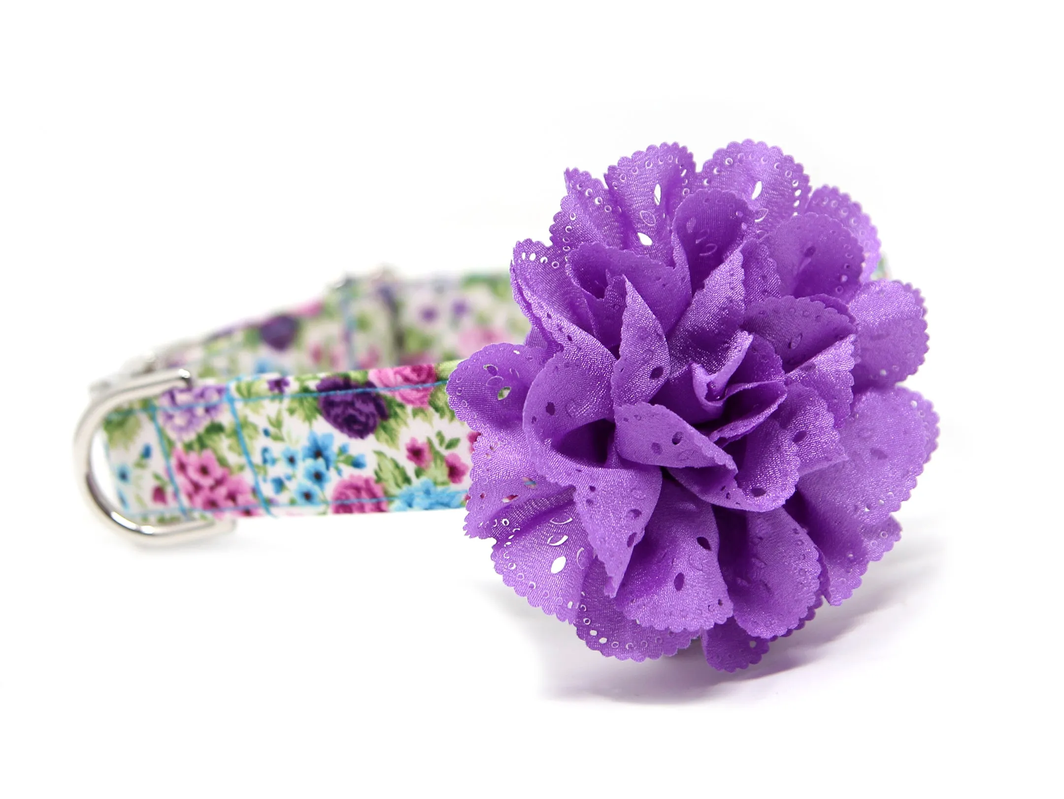 Flower Collar Purple Verde