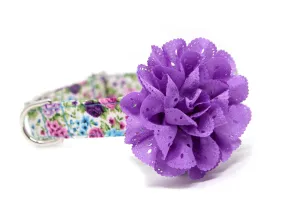 Flower Collar Purple Verde