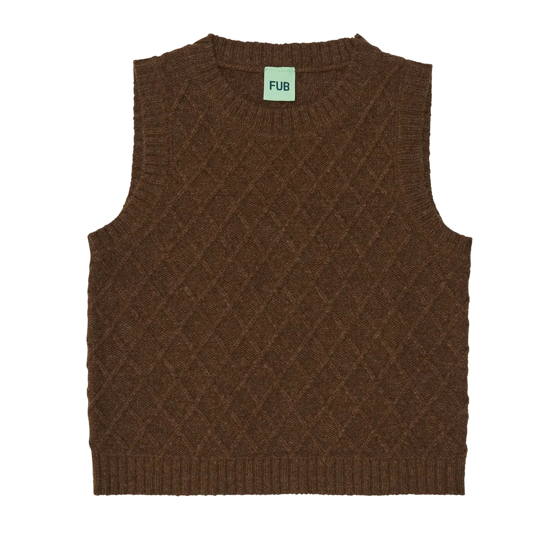 Fub -Lambswool Vest - Amber - 90cm Last One