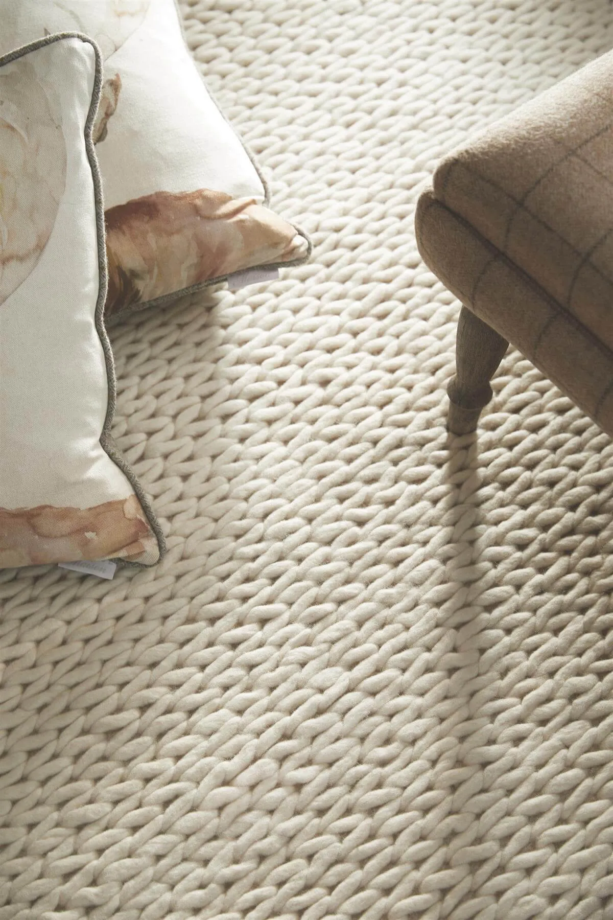 Fusion Ivory Braided Wool Rug