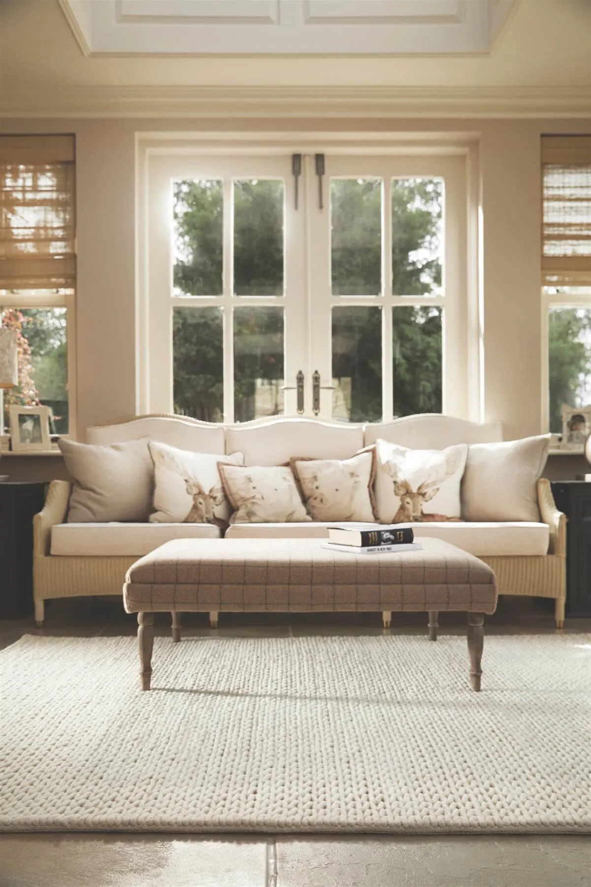 Fusion Ivory Braided Wool Rug