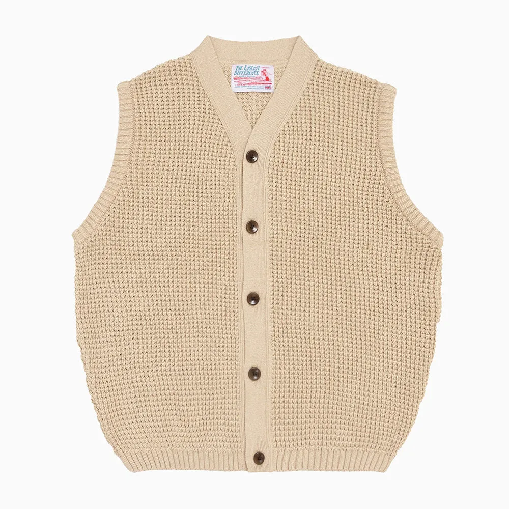 Garbstore The English Difference Waffle Marl Vest