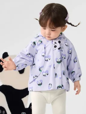 Girl Baby Clothes Purple Hue Panda Casual Clothes