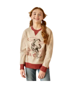 Girl's Ariat Bronc Junior Sweatshirt