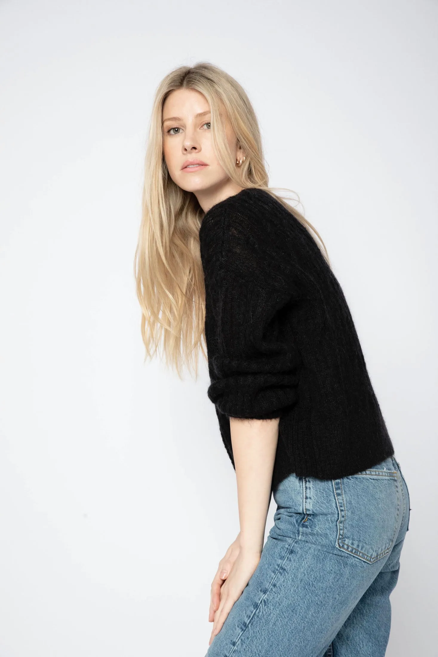 Gotland Knit Cardigan - Black