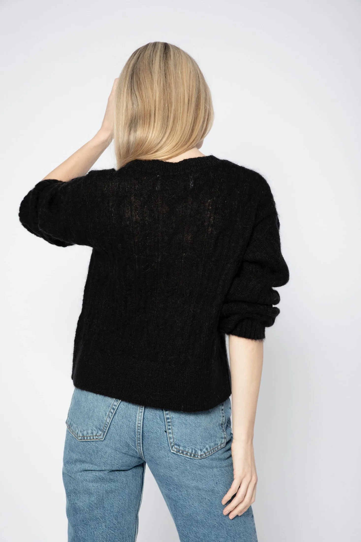 Gotland Knit Cardigan - Black