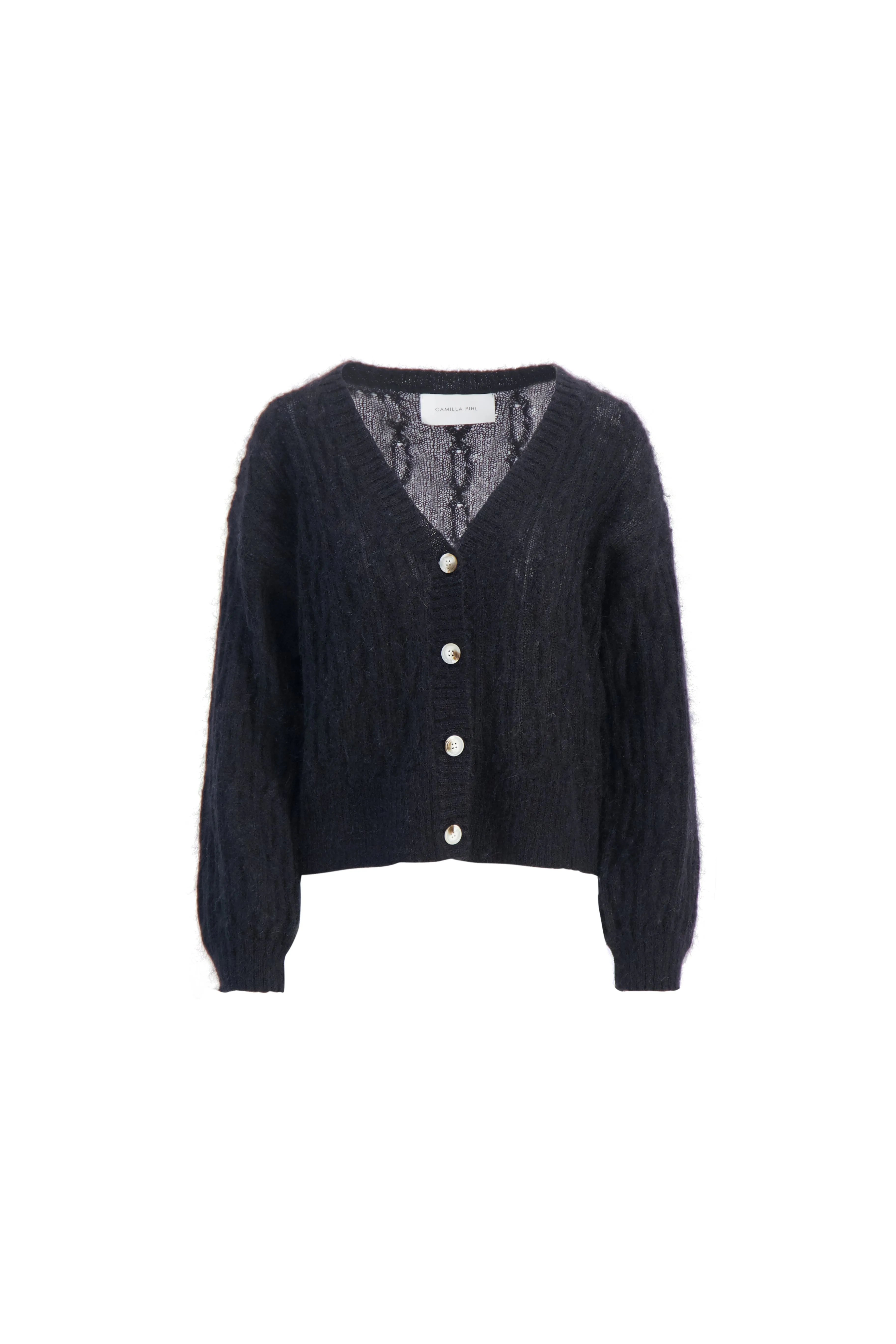 Gotland Knit Cardigan - Black