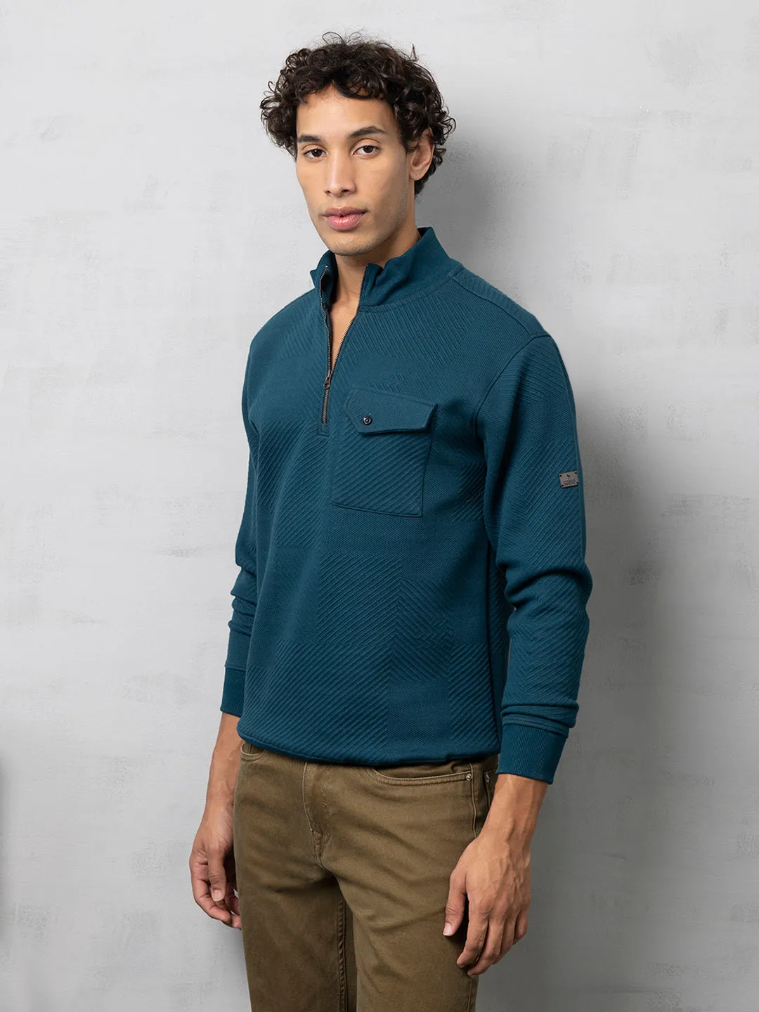 Green Zipper sweatshirt