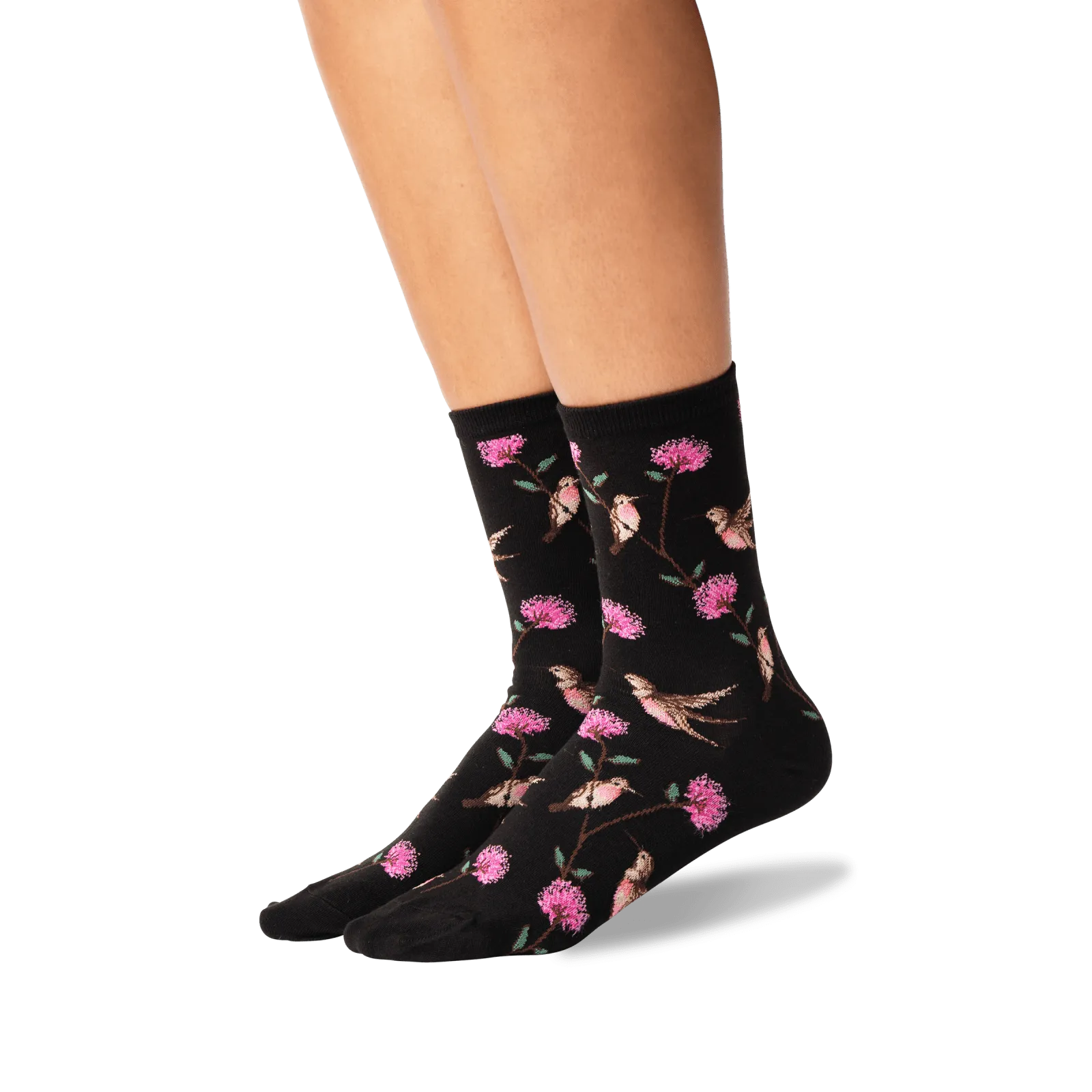 HOTSOX Women's Hummingbirds Crew Socks