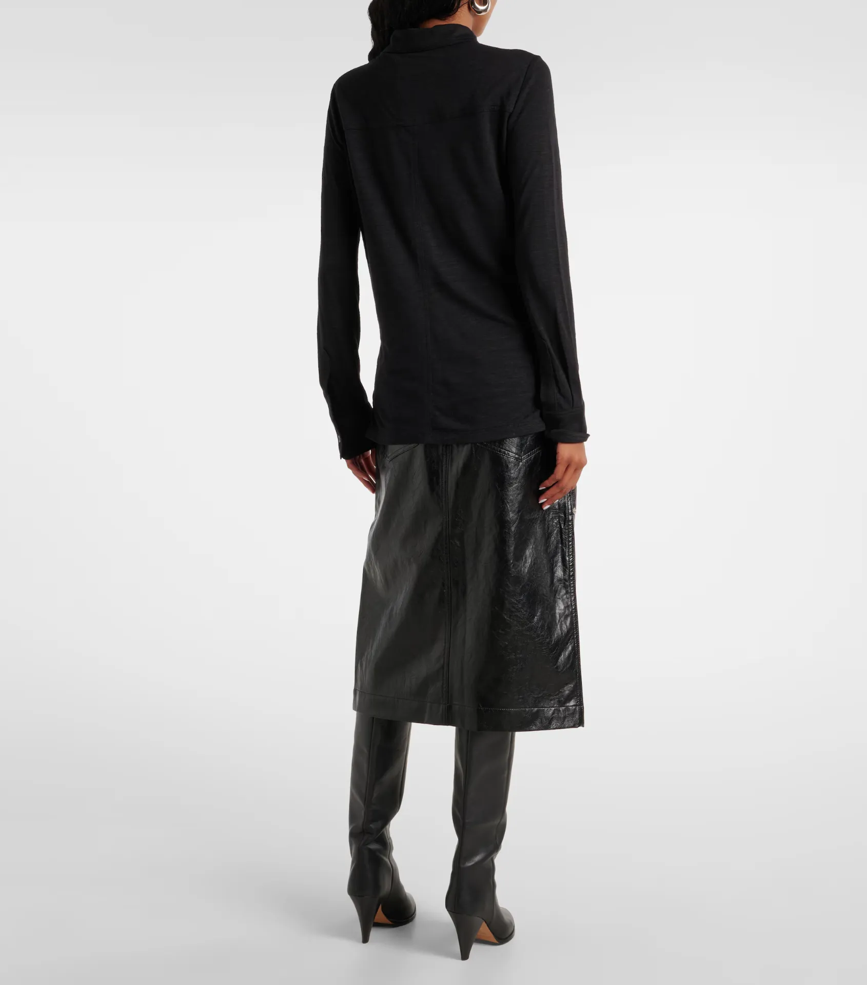 IMELIA SHIRT - BLACK