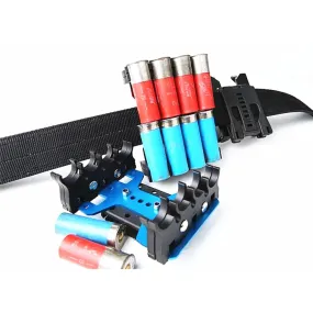 IPSC Shooter Best Shotshell Carrier Holder 8Q Blue Black for IPSC USPSA IDPA Hunting Shooting with Fixed Belt Loop