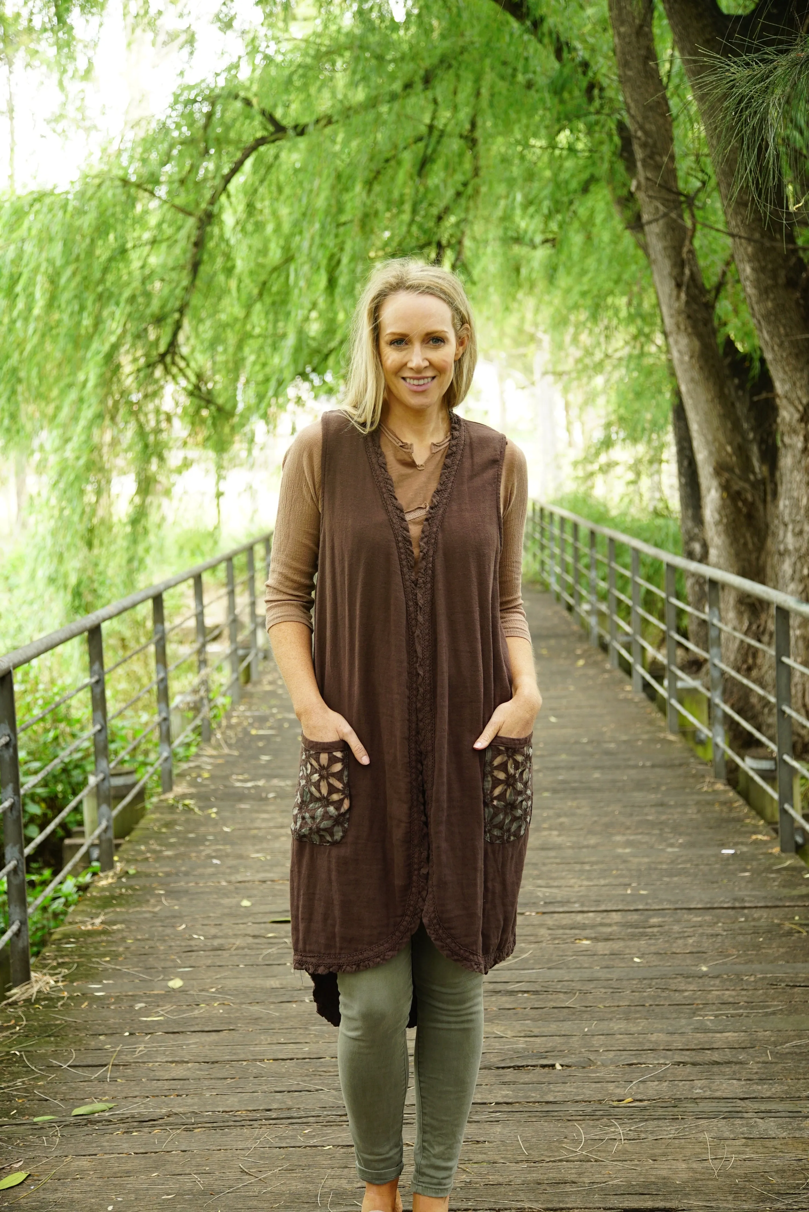 IRIS linen vest