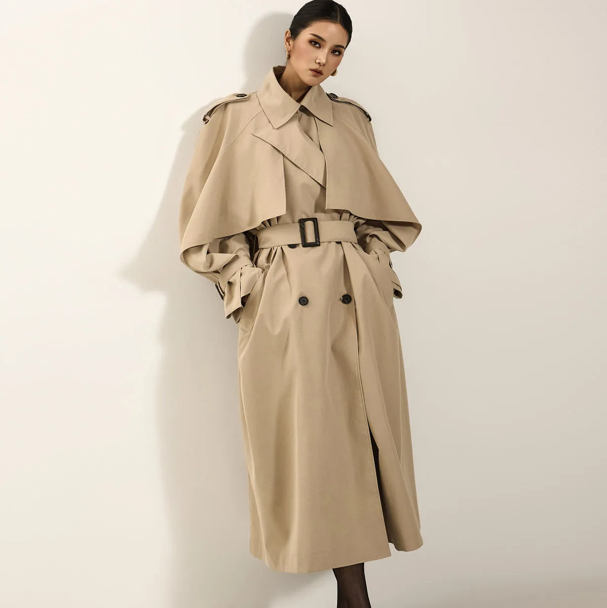 J9306 Trench Coat With Belt