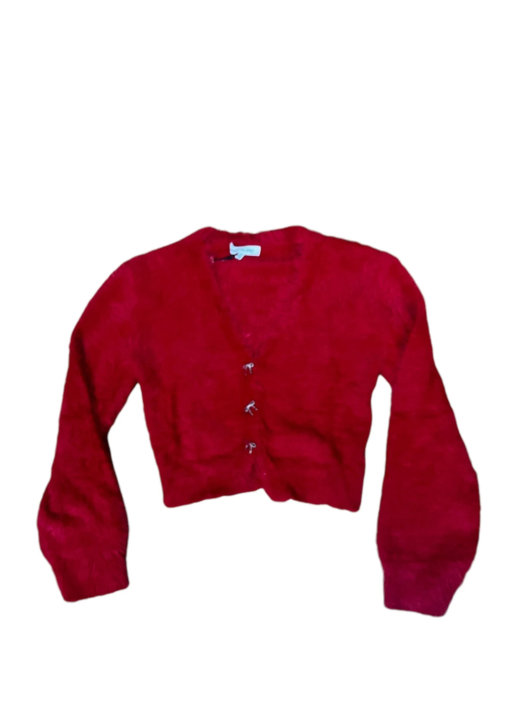 Jacquie The Label Angora Cardigan With Bows