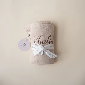 JBØRN Knitted Blanket | Personalisable