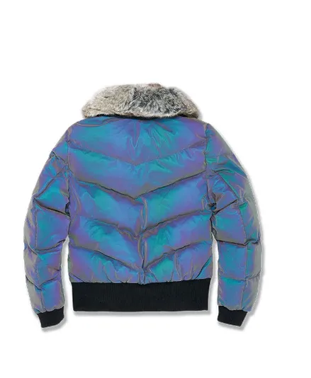 JORDAN CRAIG WOMEN'S FLATBUSH BOMBER JACKET (IRIDESCENT)