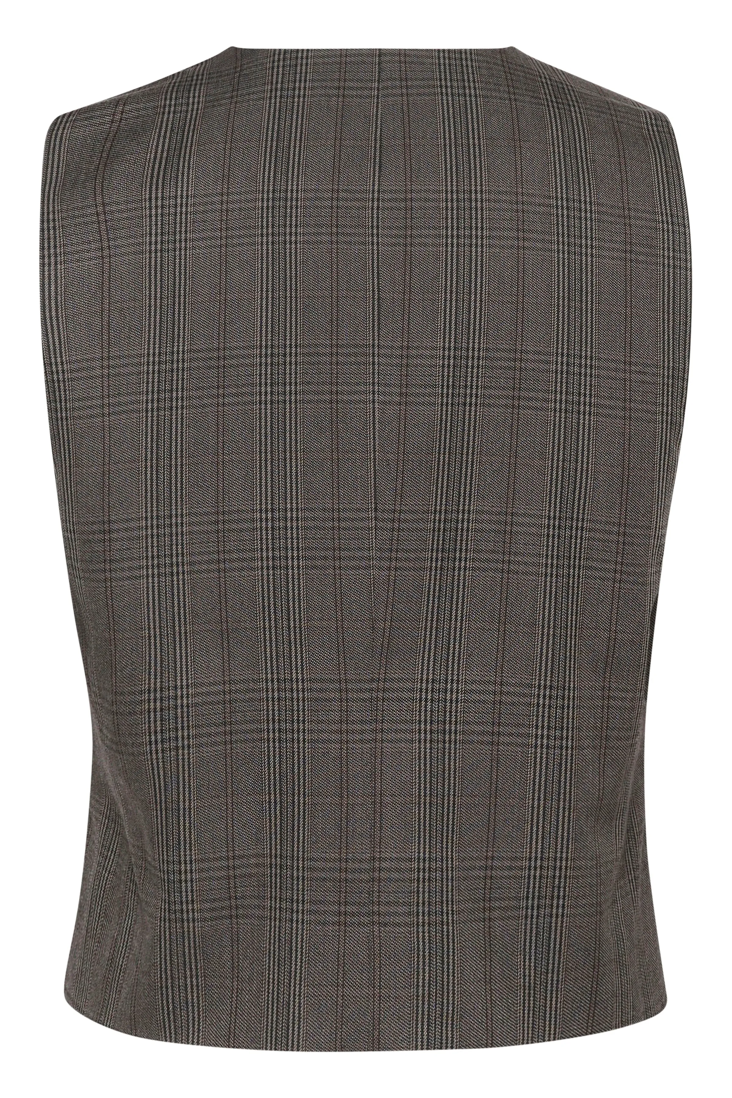 Kaffe KAdori waistcoat grey/black check
