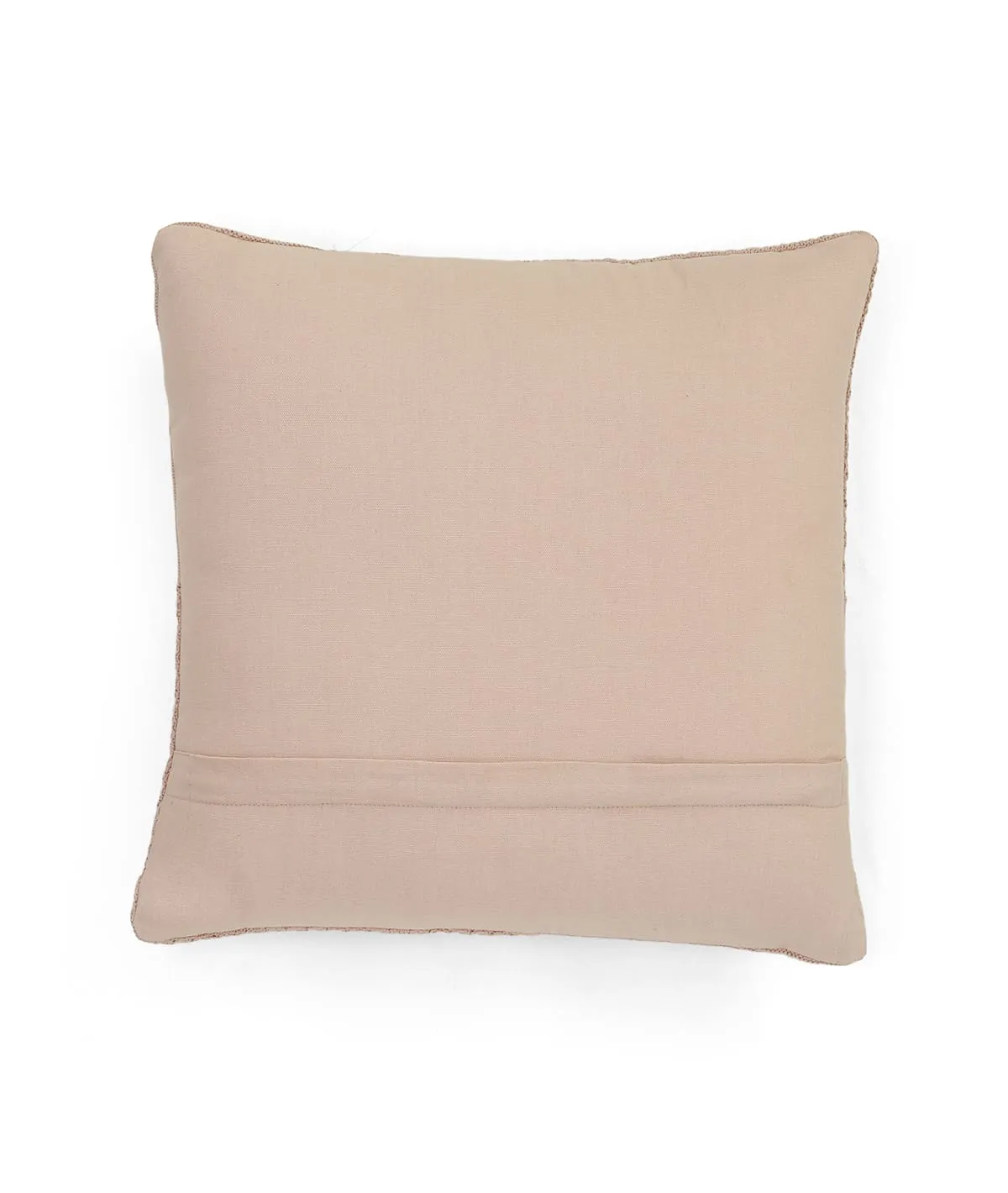 Kelly Fusion Crepe Cotton Knitted Decorative 18 X 18 Inches Cushion Cover