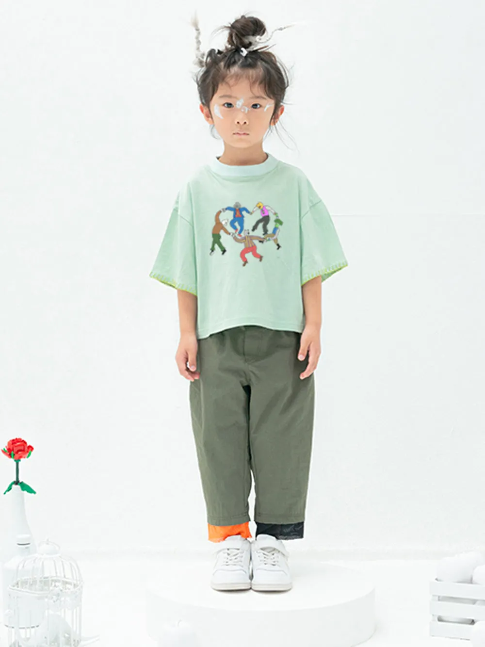 Khaki Color Layer Pants