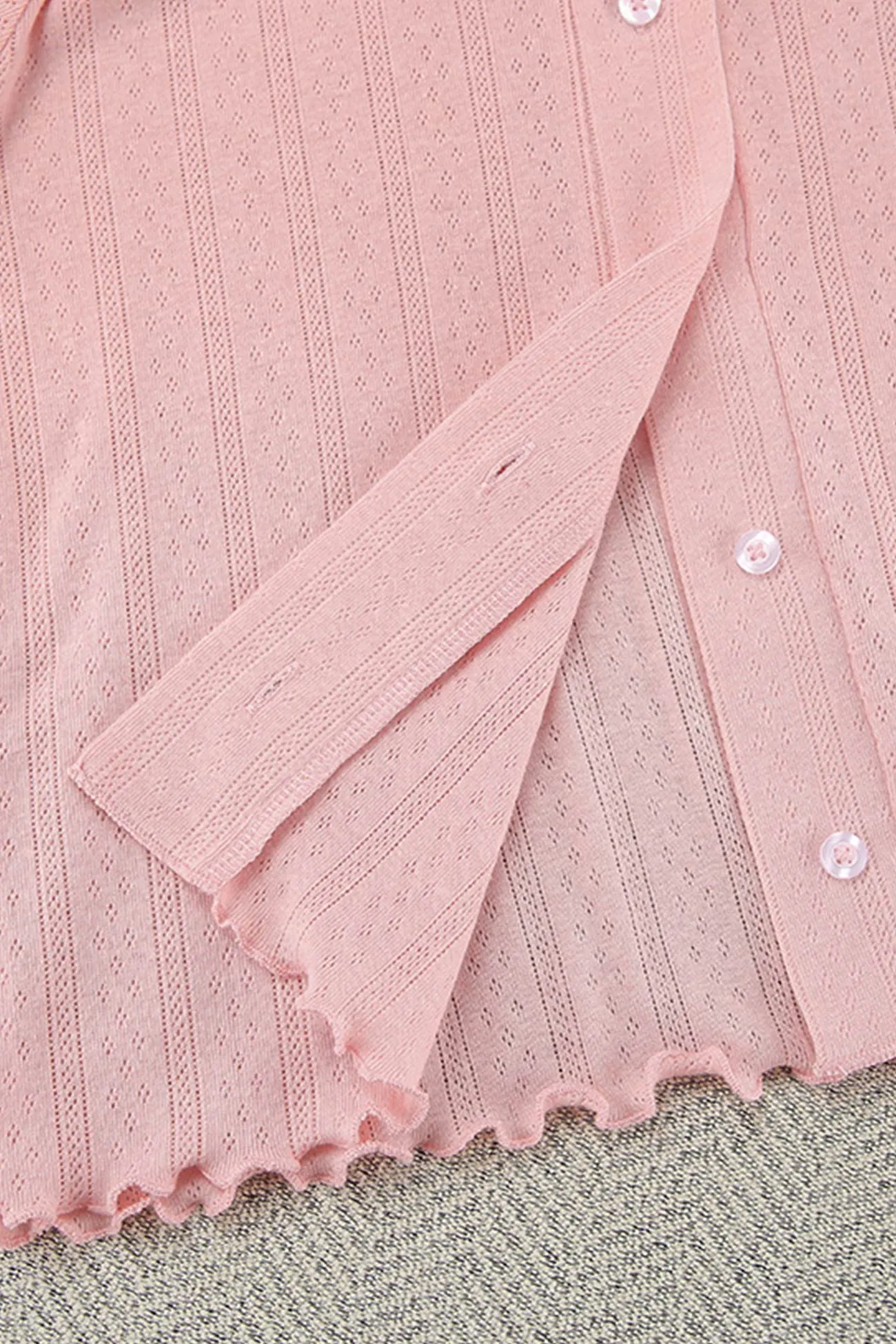 Knitted Cardigan Vest Three-piece Shorts Set