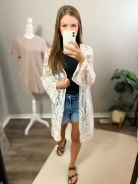 Lace Crochet Cardigan
