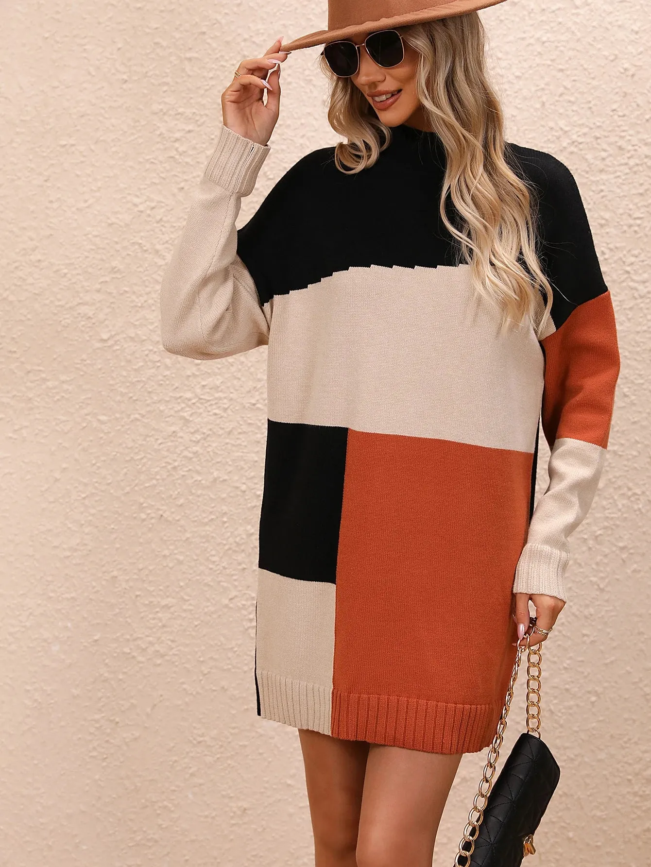 Lange Gestrickte Pullover