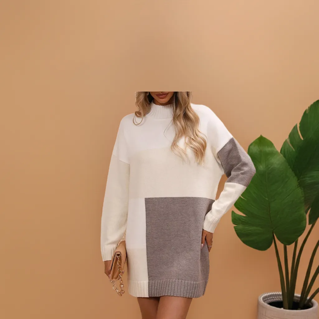 Lange Gestrickte Pullover