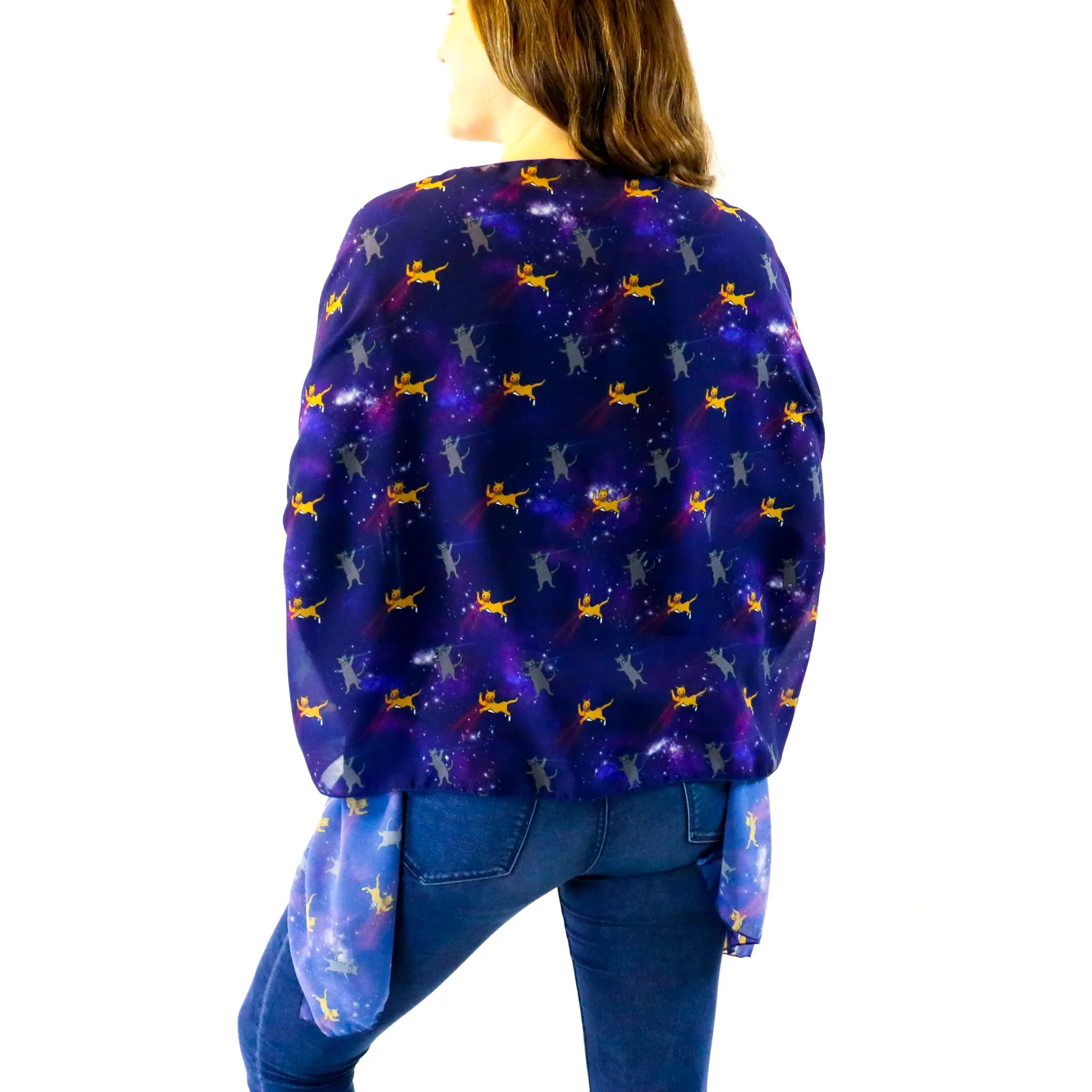 Laser Cats Rectangle Scarf
