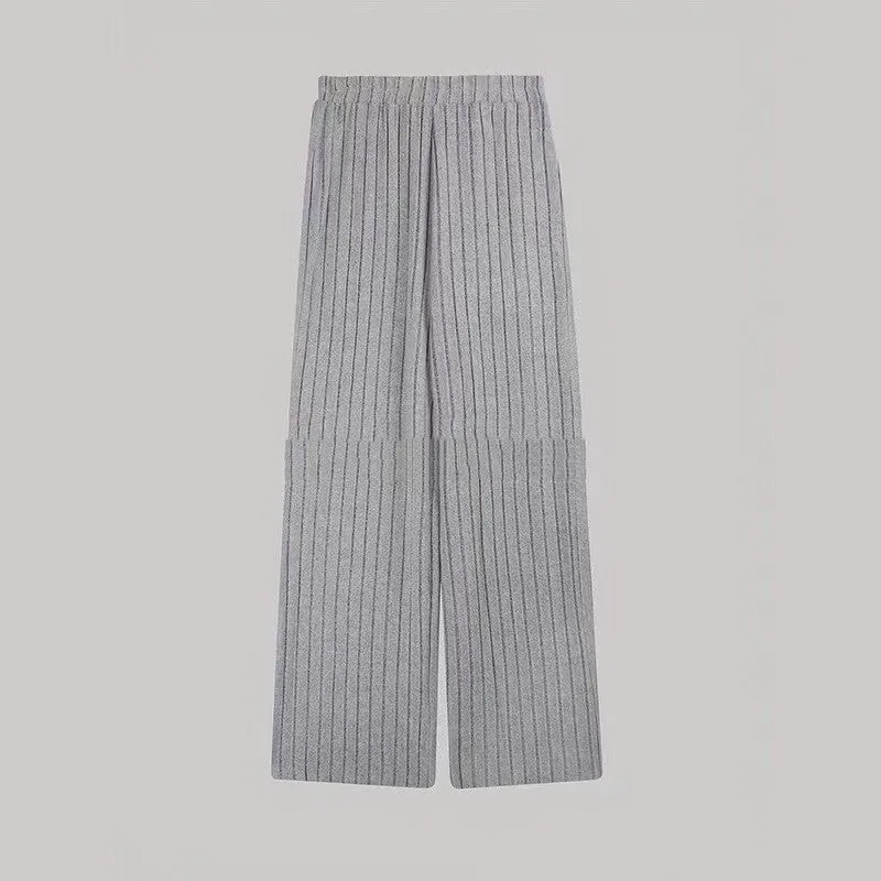 Leisure Knitted Long-sleeve Suit for Women