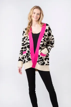 LEO CARDIGAN - LEOPARD - ONLINE ONLY