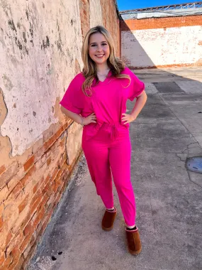 Lexi Lounge Pants Fuchsia