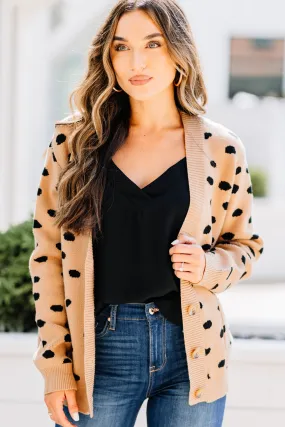 Live For Fun Mocha Brown Leopard Cardigan