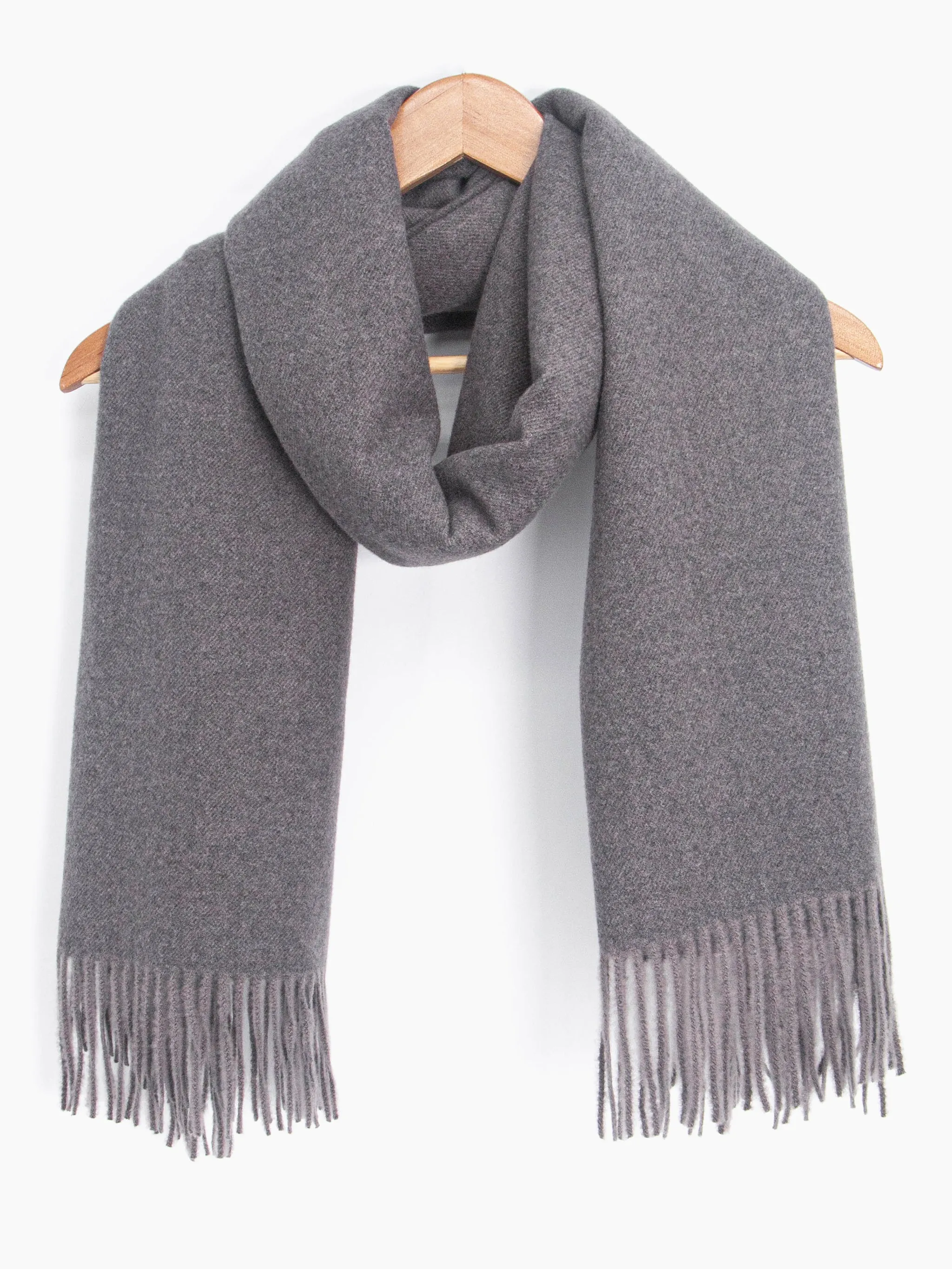 Lucia Heavyweight Scarf - Dark Grey