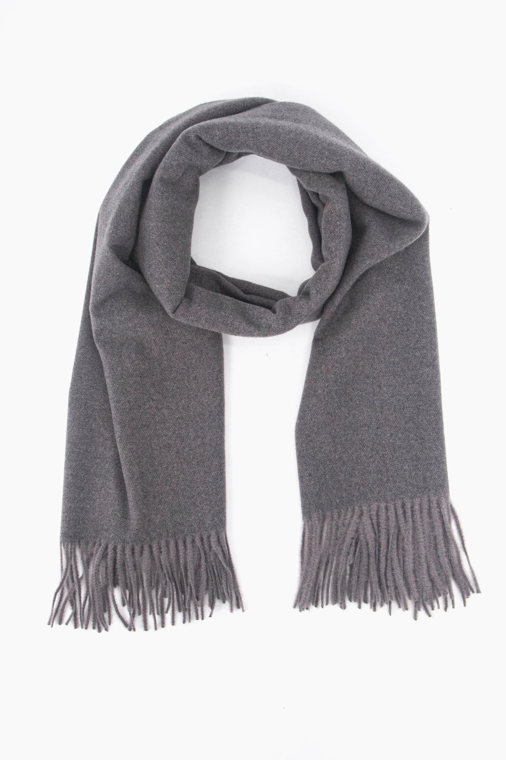 Lucia Heavyweight Scarf - Dark Grey