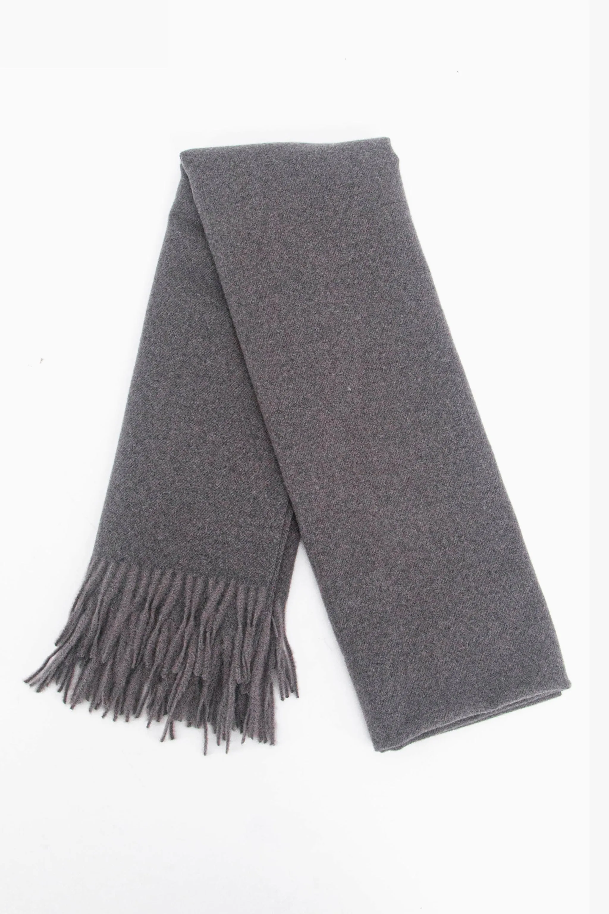 Lucia Heavyweight Scarf - Dark Grey