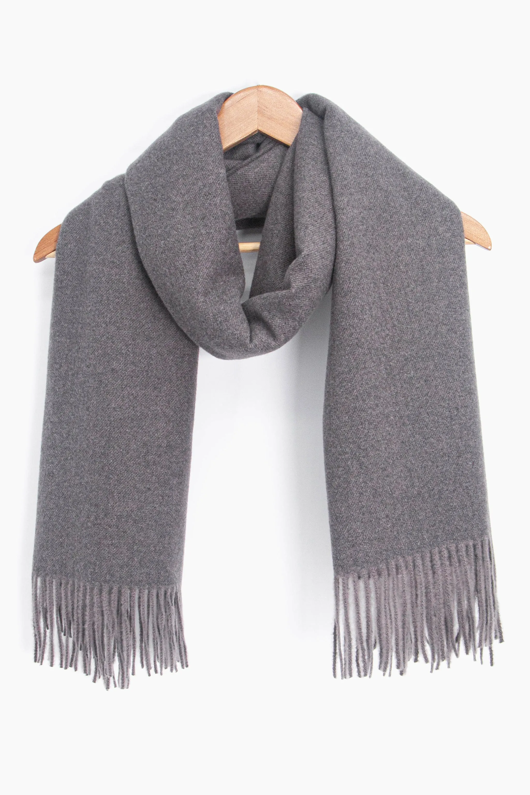 Lucia Heavyweight Scarf - Dark Grey
