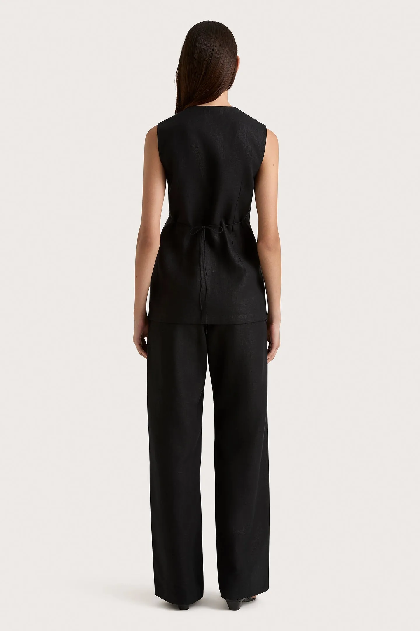 LULEA WRAP VEST - BLACK
