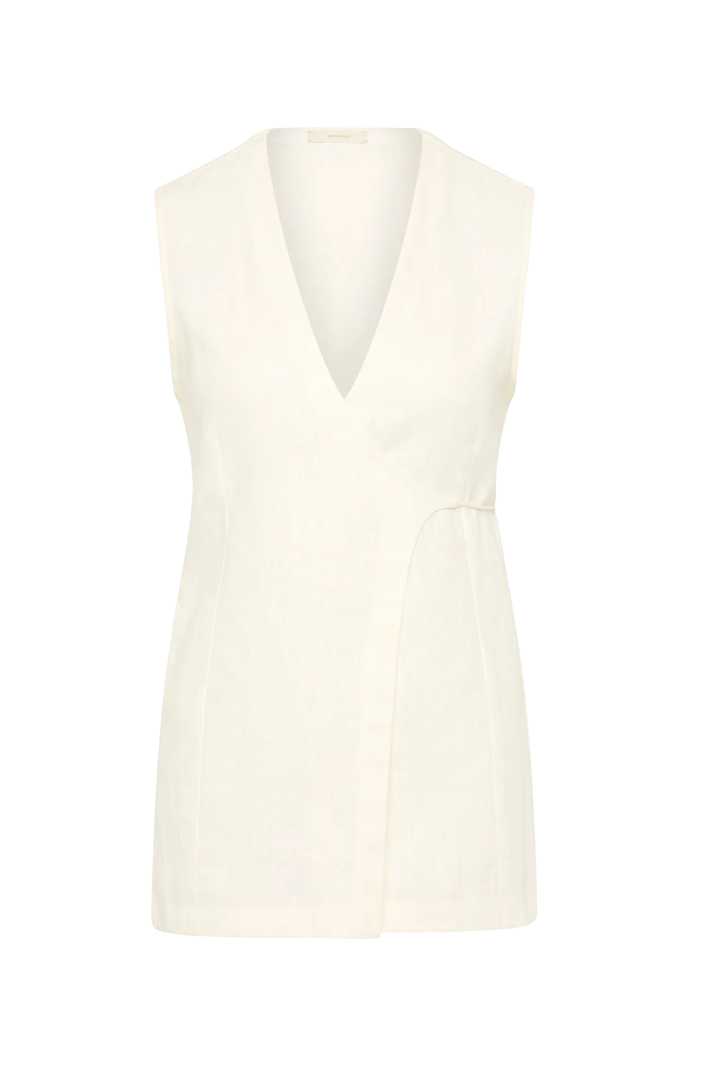 LULEA WRAP VEST - WHITE