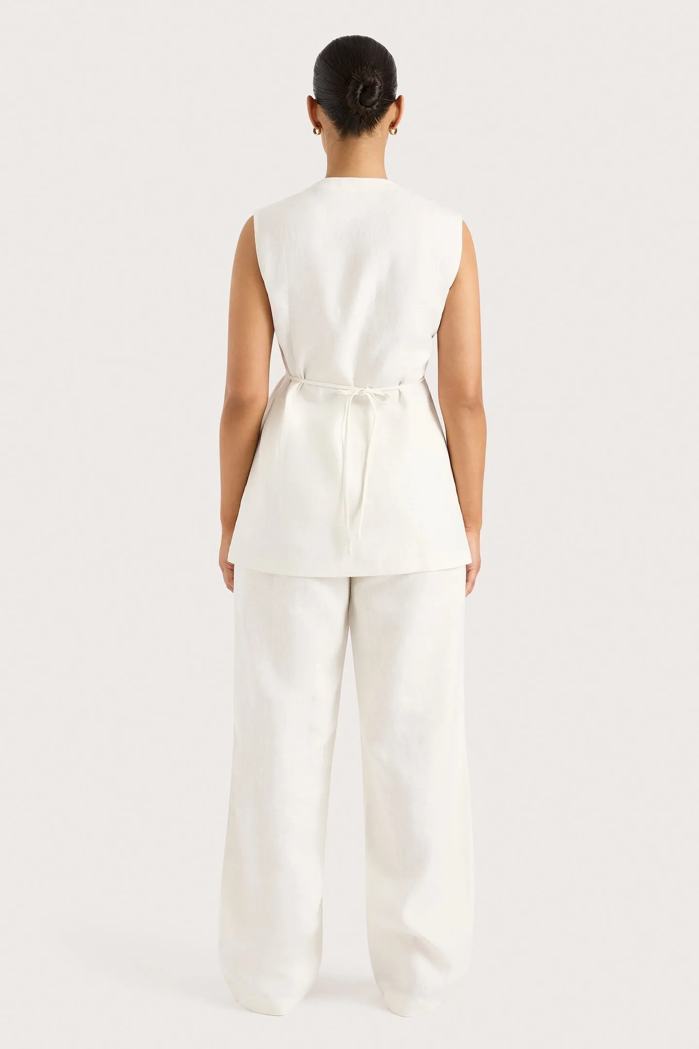 LULEA WRAP VEST - WHITE
